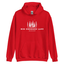 Load image into Gallery viewer, Big Crooked Lake Night Camping Hoodie