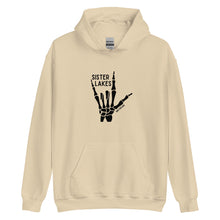 Load image into Gallery viewer, Sister Lakes Black Skeleton Hoodie