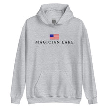 Load image into Gallery viewer, Magician Lake American Flag Hoodie