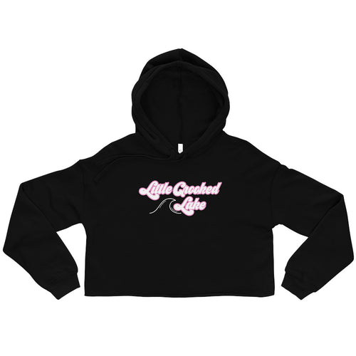 Little Crooked Bella Canvas Crop Hoodie