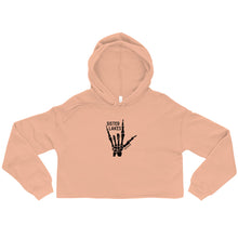 Load image into Gallery viewer, Sister Lakes Skeleton Bella Canvas Crop Hoodie