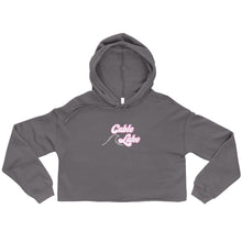 Load image into Gallery viewer, Cable Lake Bella Canvas Crop Hoodie